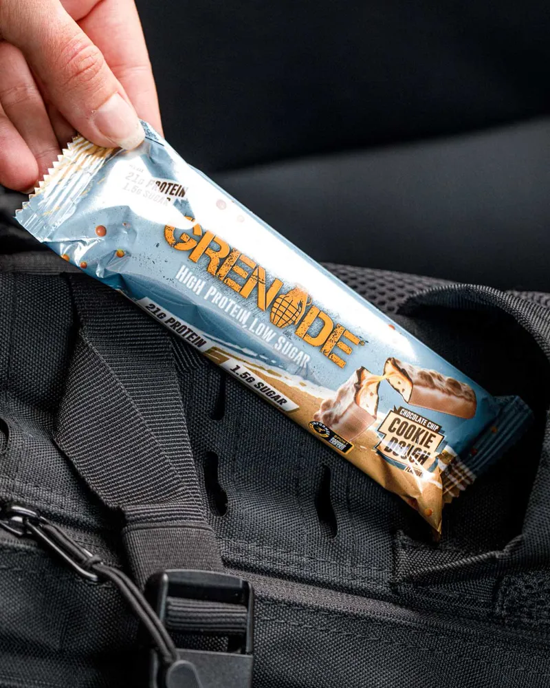Grenade Bar - 1 x 60g Bar - Chocolate Chip Cookie Dough
