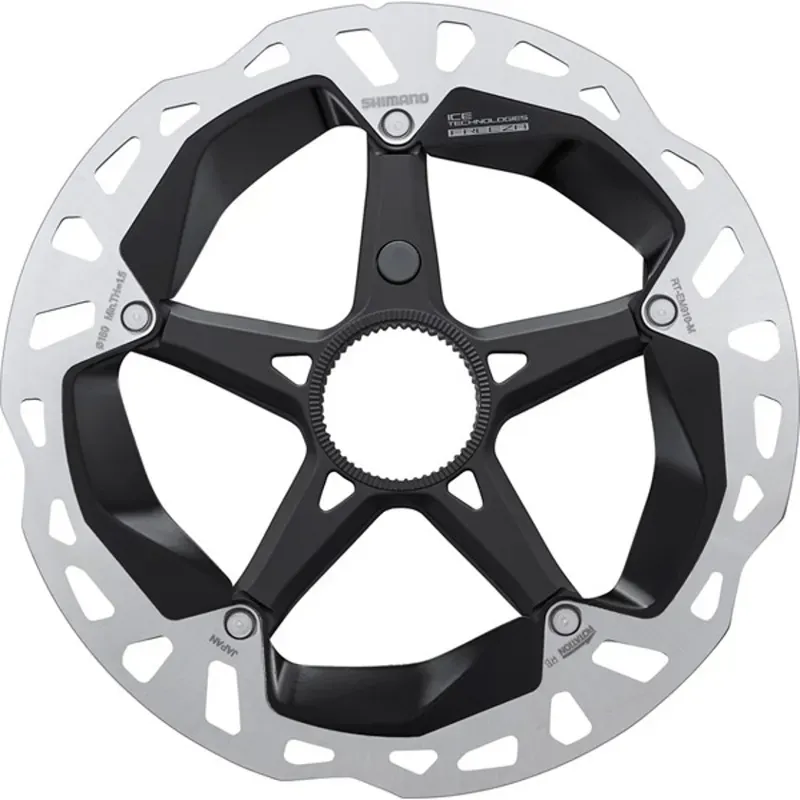 Shimano STEPS RT-EM910 180mm Centre Lock Rotor in Silver-1