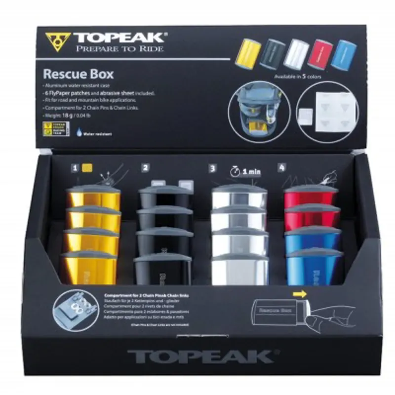 Topeak Rescue Box Kit in Black