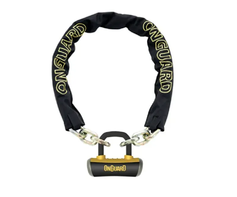OnGuard Mastiff 8019 1100x10mm Chain Lock in Black/Yellow