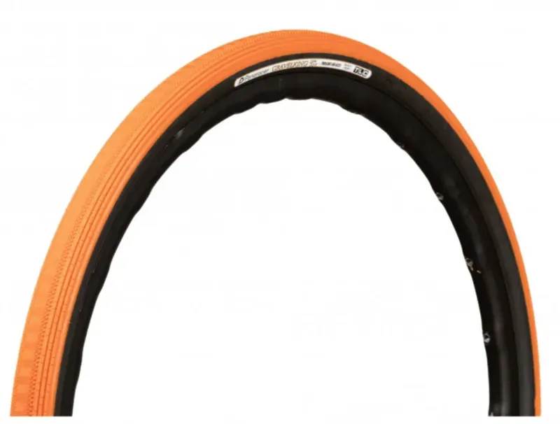 Panaracer Gravel King Semi Slick Colour Edition TLC 700c Gravel Tyre in Sunset Orange/Black
