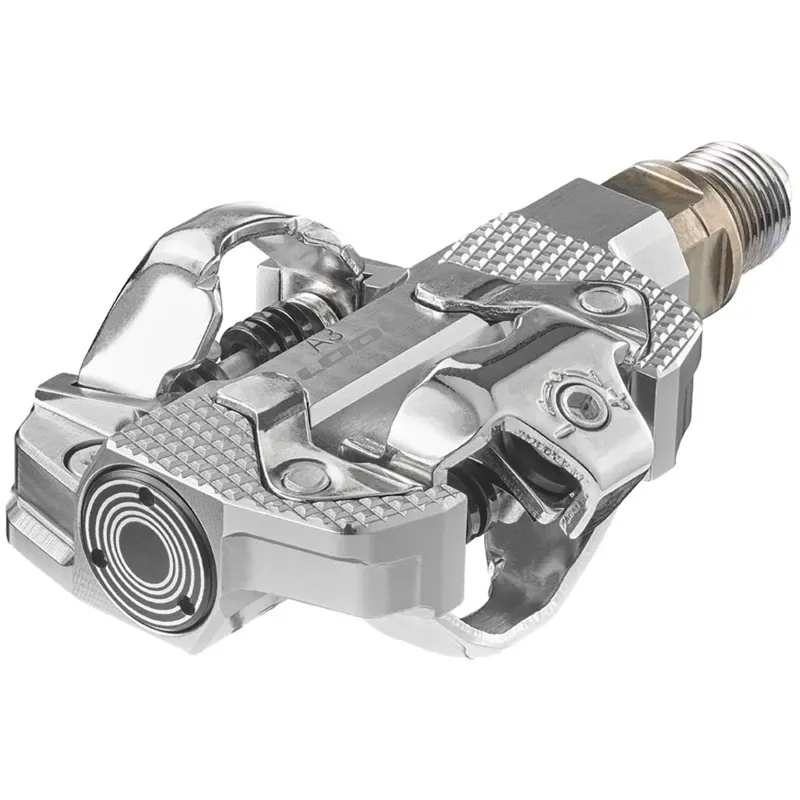 Look X-Track Single Sided Powermeter Pedals in Silver-2