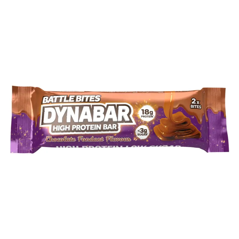 Battle Bites Dynabar High Protein Bar - 1 x 62g Chocolate Fondant