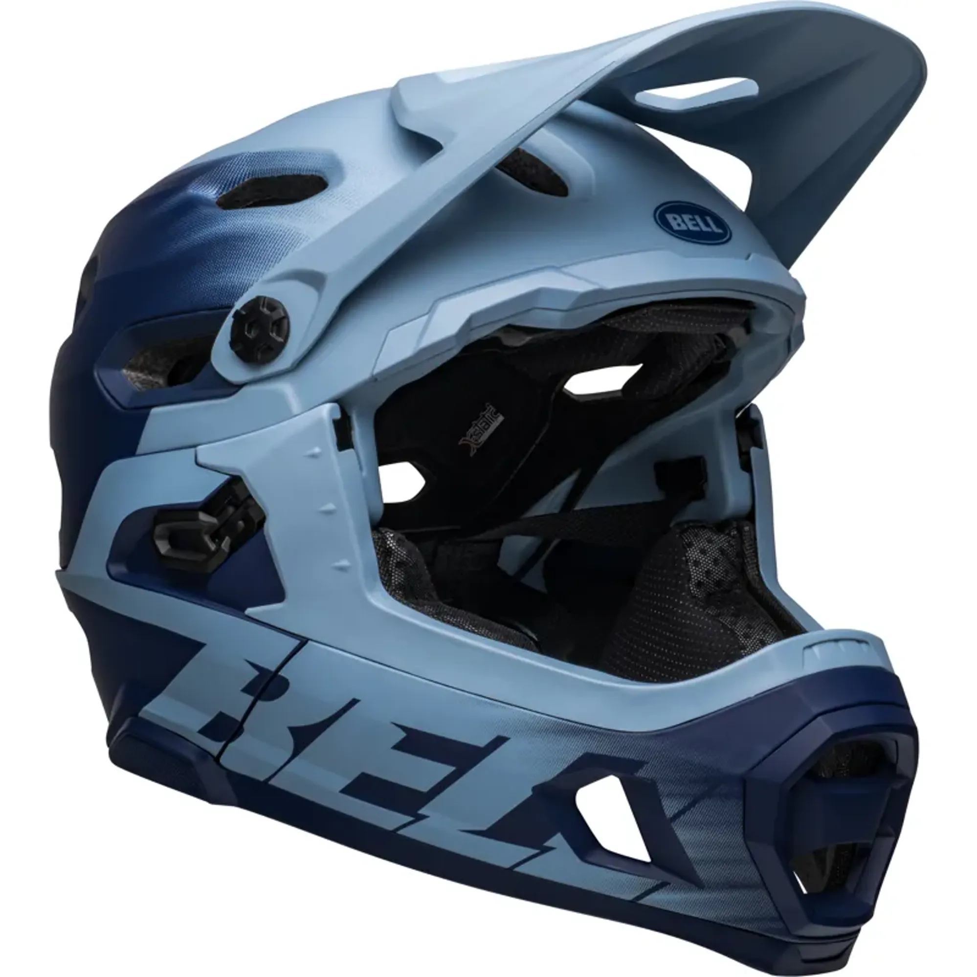 Bell Super Dh Mips Mountain Bike Helmet in Matte Light Blue