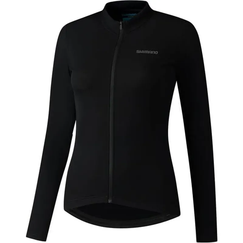 Shimano Element Long Sleeve Womens Jersey in Black