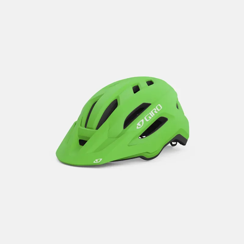 Giro Fixture II Youth Helmet in Matte Bright Green