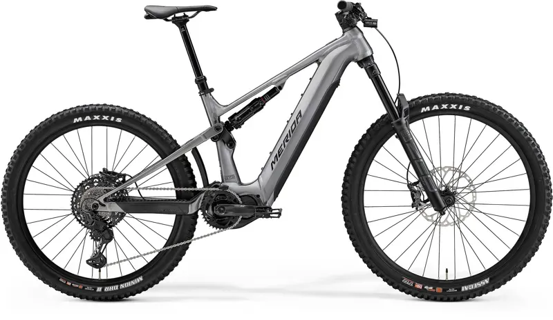 Merida eOne-Sixty 875 Electric Mountain Bike In Grey/Black