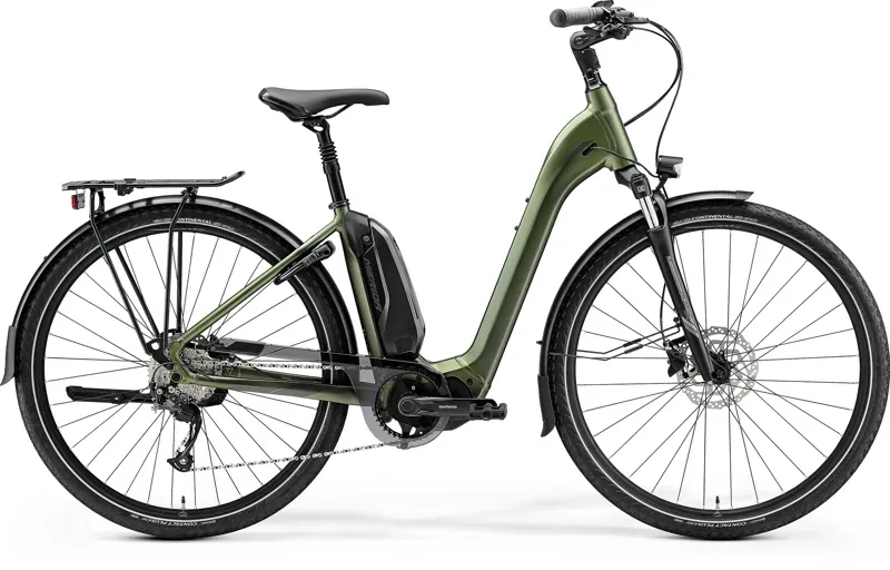 2022 Merida eSpresso City 300SE EQ 418Wh MY22 Electric Bike in Green