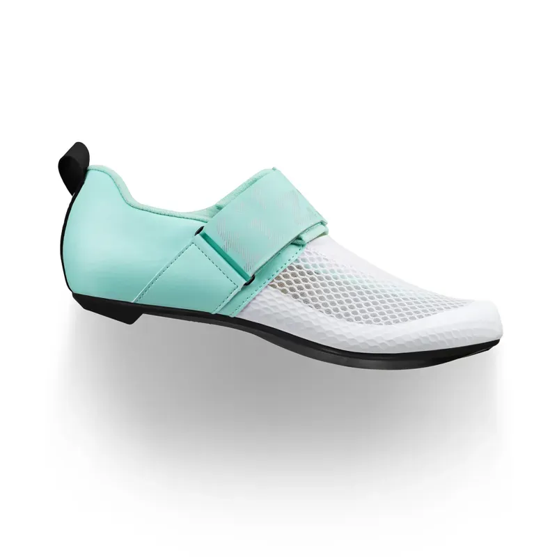Fizik Transiro Hydra Shoes in White/Aquamarine