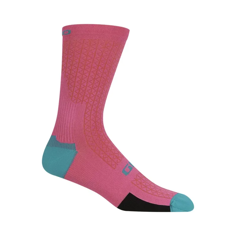 Giro HRc Team Cycling Socks in Pink