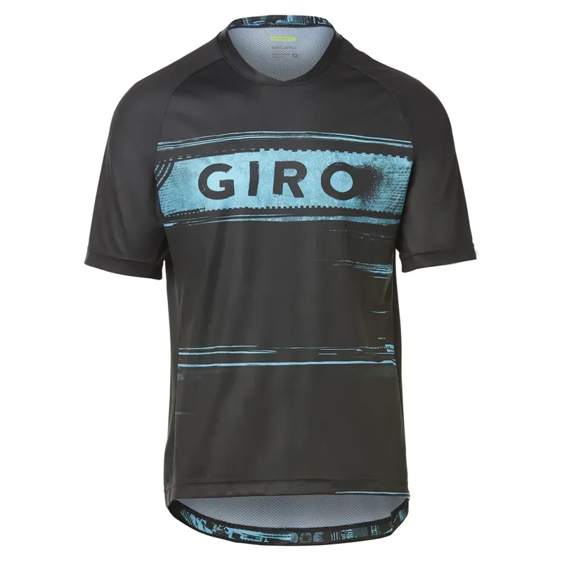 2021 Giro Men's Roust Short Sleeve MTB Jersey in Blue