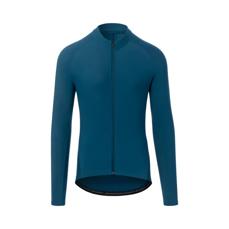 Giro Chrono Long Sleeve Thermal Jersey in Blue