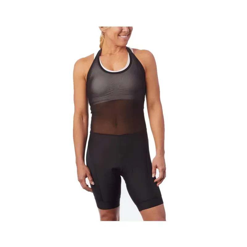 Giro Womens Base Liner Halter Bib Shorts In Black