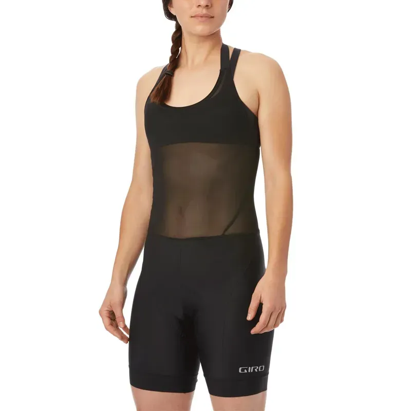 Giro Womens Chrono Sport Halter Bib Shorts In Black