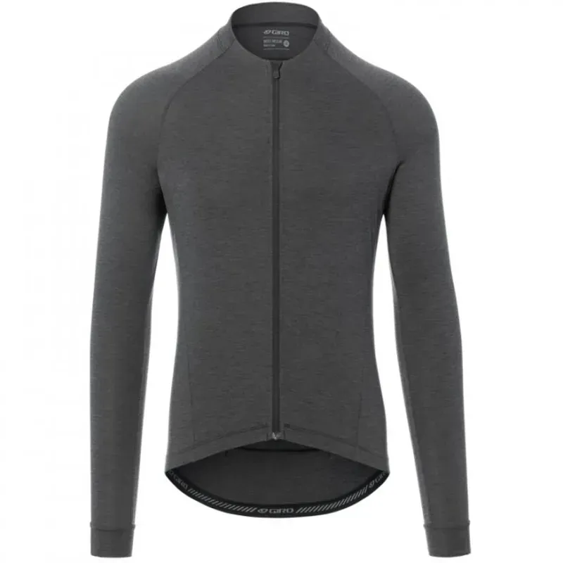Giro New Road Long Sleeve Jersey in Charcoal Heather