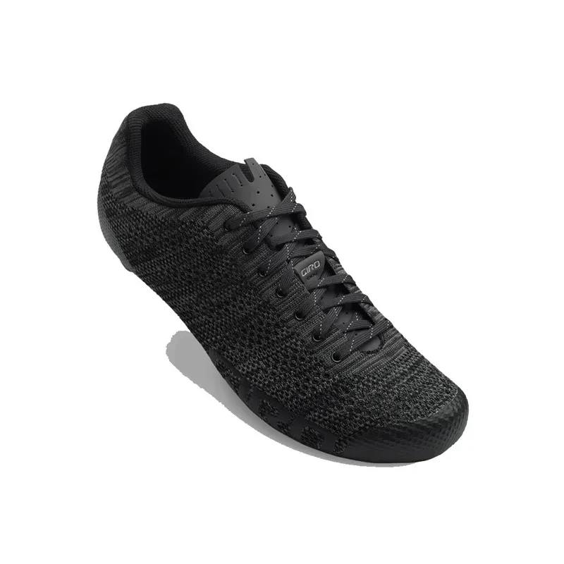 Giro Empire e70 Knit Road Cycling Shoes 2019: Black/Charcoal Heather BLACK/CHARCOAL HEATH 40