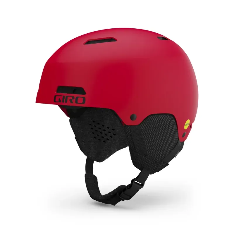 Giro Crue Mips Youth Snow Helmet in Matte Bright Red