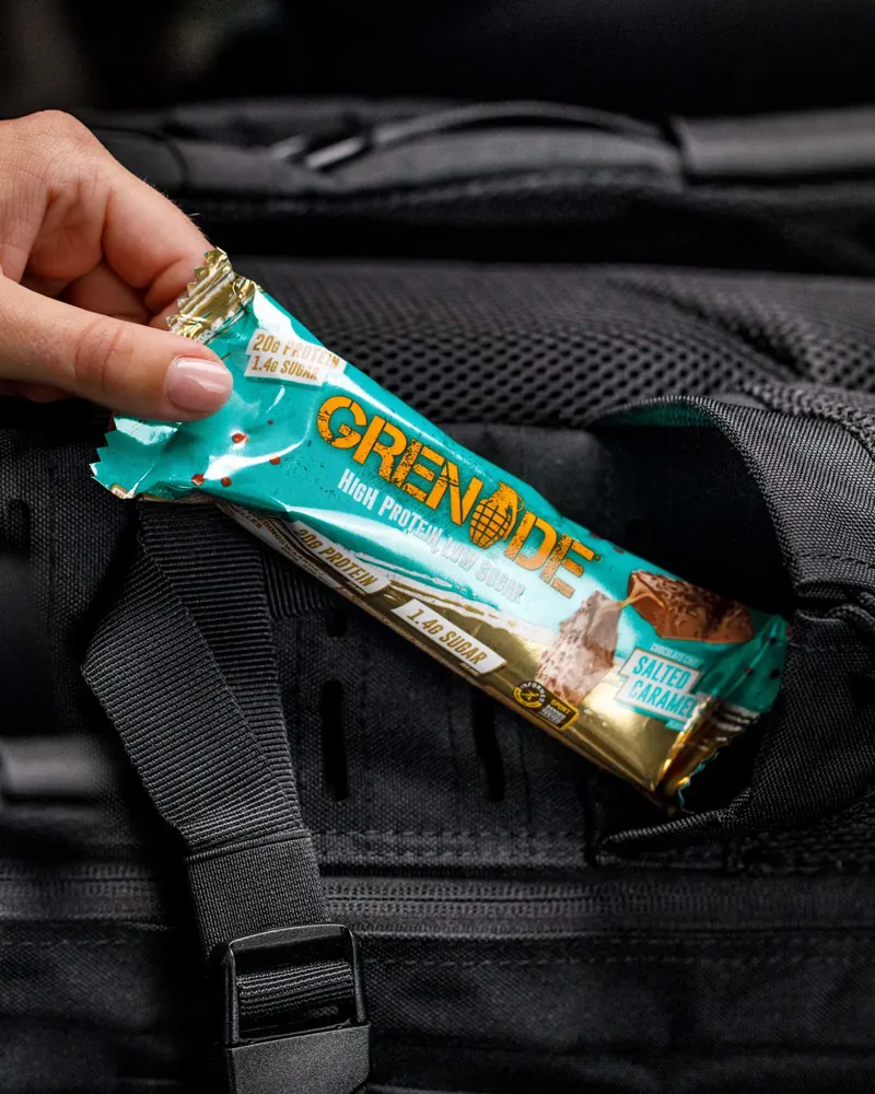 Grenade Bar - 1 x 60g Bar Chocolate Chip Salted Caramel