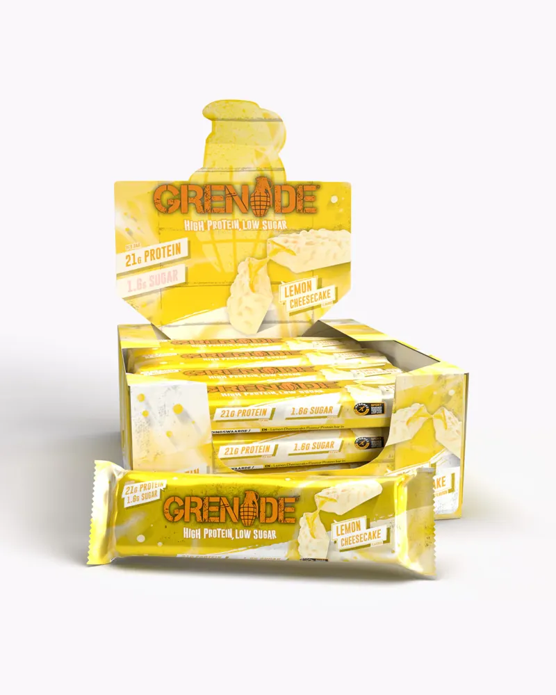 Grenade Bar - 12 x 60g Bars Lemon Cheesecake