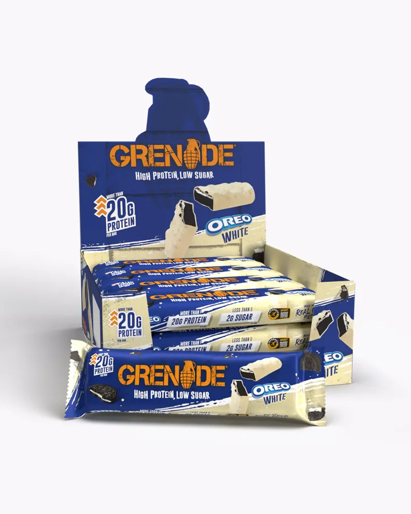 Grenade Bar - 12 x 60g Bars Oreo White