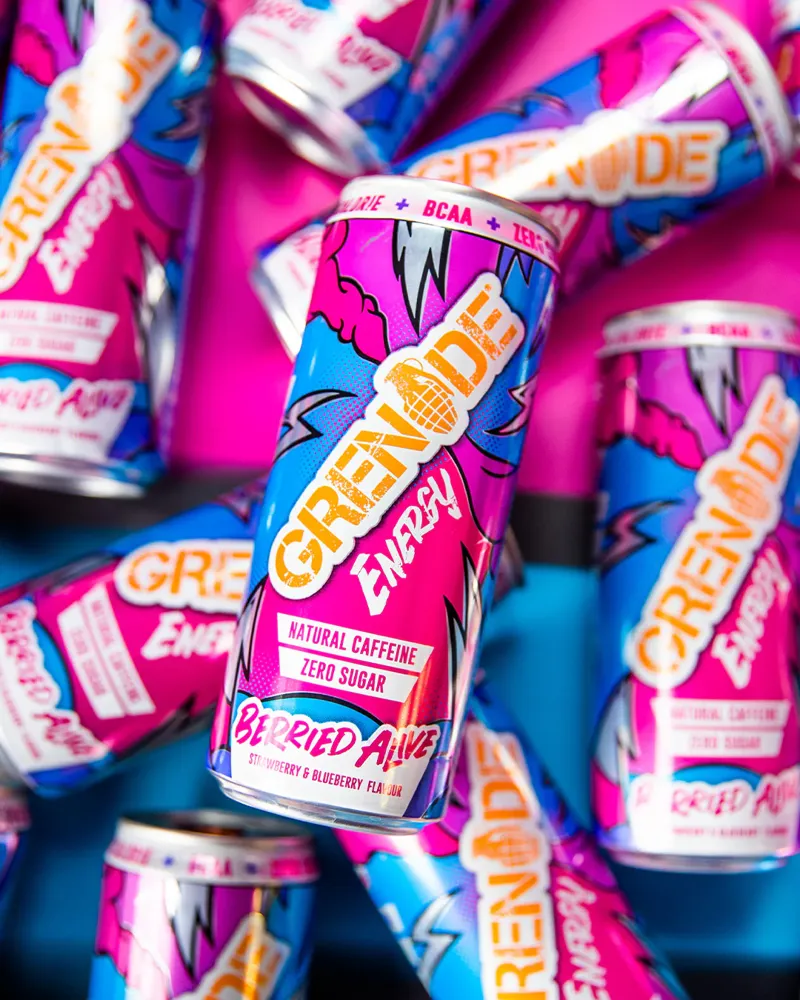 Grenade Energy Drink - 1 x 330ml Berried Alive