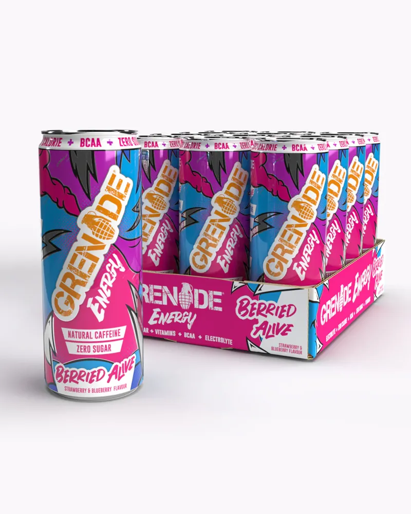 Grenade Energy Drink - 12 x 330ml Berried Alive