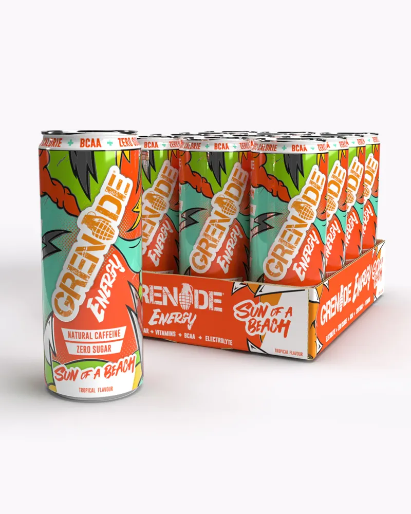 Grenade Energy Drink - 12 x 330ml Sun of a Beach