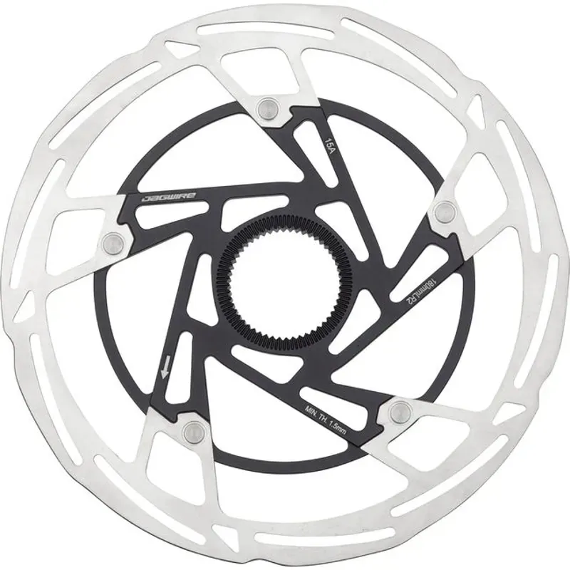 Jagwire Pro LR2 Disc Brake Rotor Centerlock in Silver-1