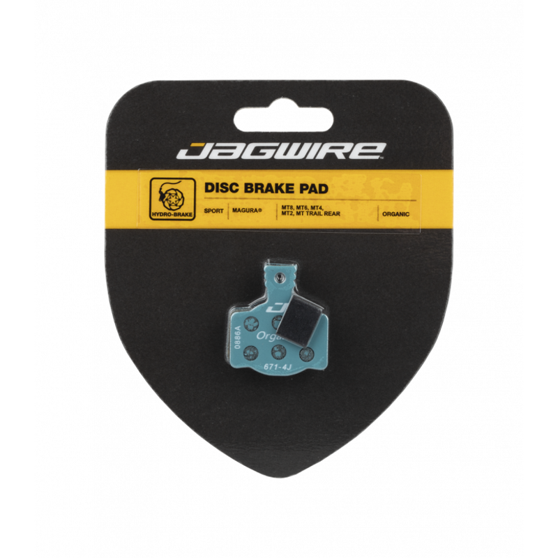 Jagwire Magura MT8 Sport Organic Disc Brake Pads in Blue-2