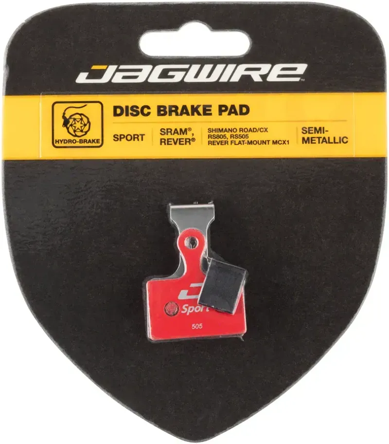 Jagwire Sport Semi-Metallic Disc Brake Pads Shimano/GRX - 25 Pairs-1