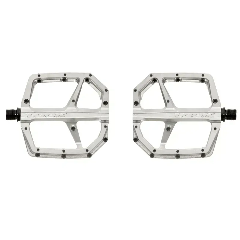 Look Trail Roc Plus Flat MTB Pedals in Silver