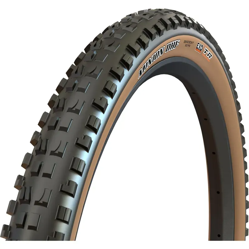 Maxxis Minion DHF 60TPI Folding Tubeless Tyre in Brown-2
