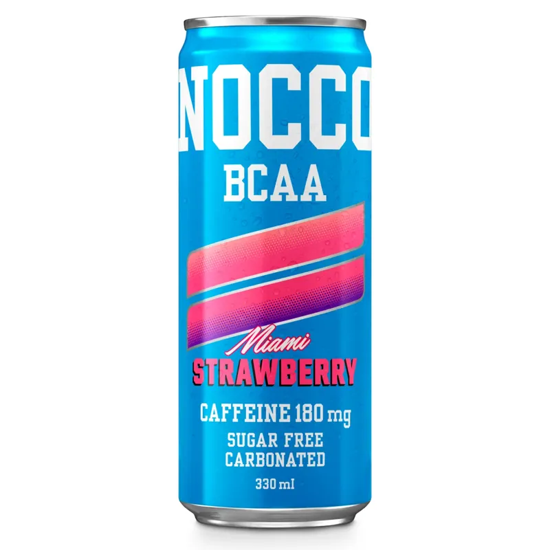 NOCCO BCAA - 1 x 330ml Can - Miami Strawberry