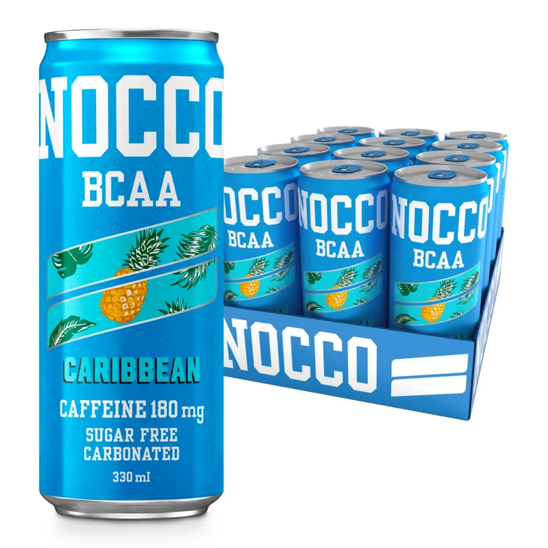 NOCCO BCAA - 12 x 330ml Cans - Caribbean