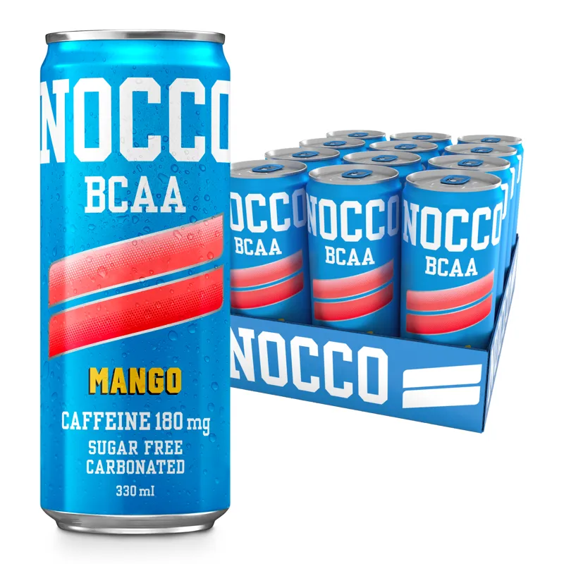 NOCCO BCAA - 12 x 330ml Cans - Mango
