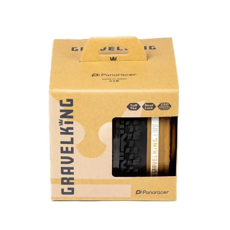 Panaracer GravelKing SK TLR Gravel Tyre in Black/Brown-3