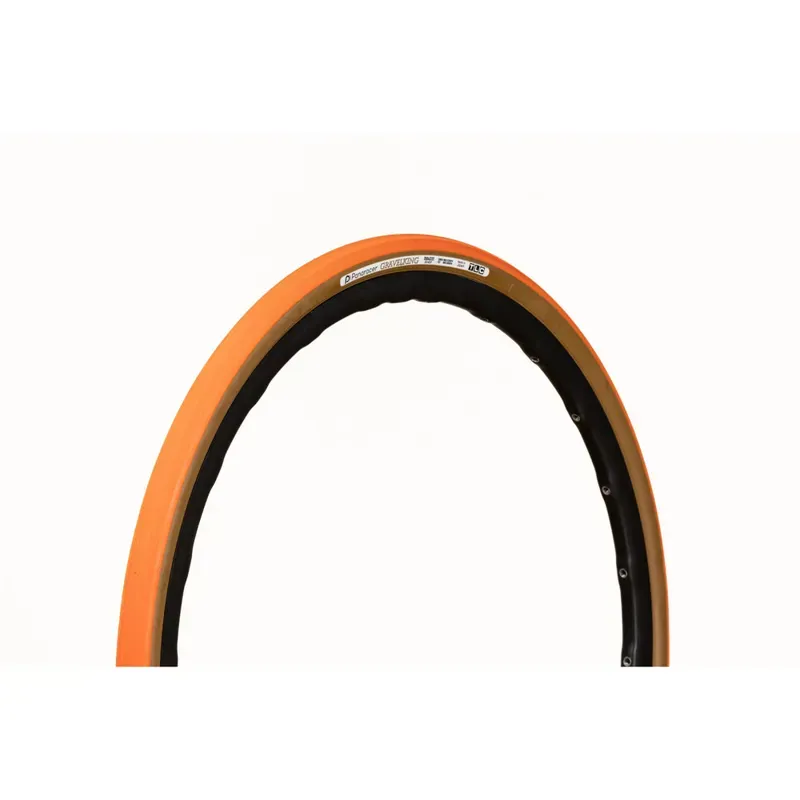 Panaracer Gravel King Sk Colour Edition Tlc Gravel Tyre 2023: SUNSET ORANGE/BLACK 700x38c