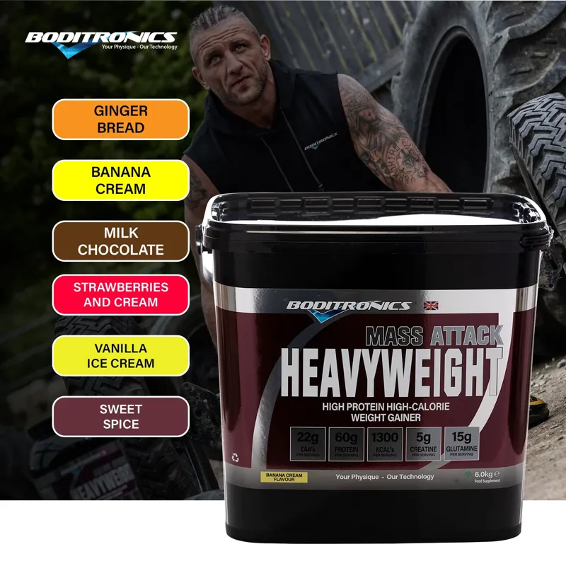 Boditronics Mass Attack Heavyweight Protein - 6Kg