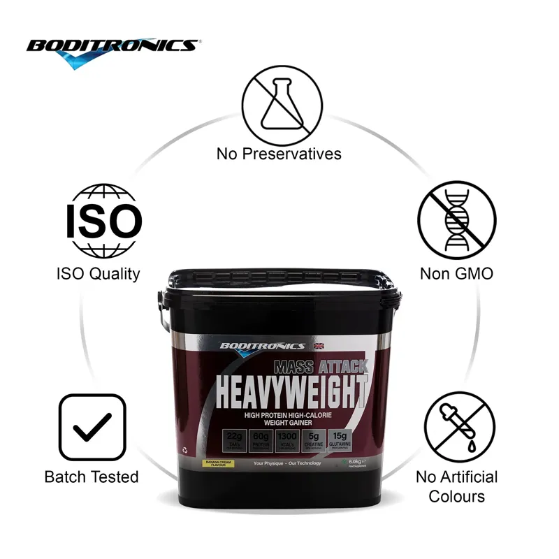 Boditronics Mass Attack Heavyweight Protein - 6Kg-1