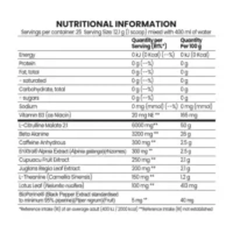 Chaos Crew Bring The Chaos Pre-Workout - New Improved Flavour-1