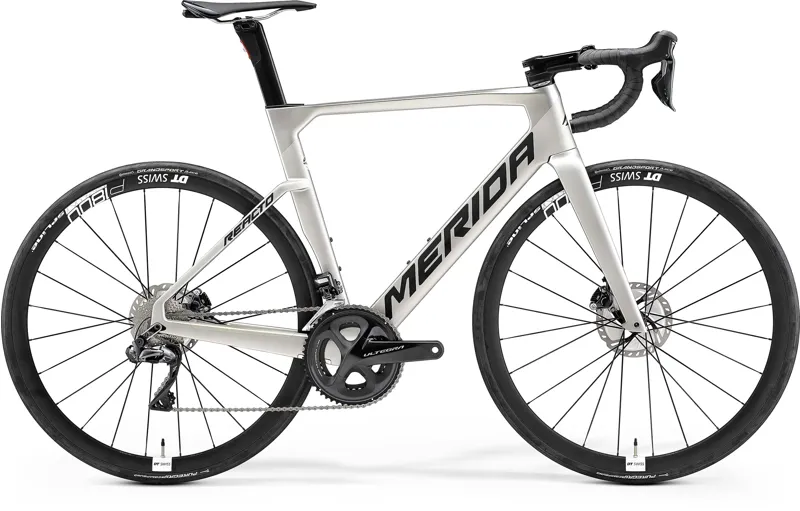 2021 Merida Reacto Disc 7000-E Carbon Aero Road Bike in Grey