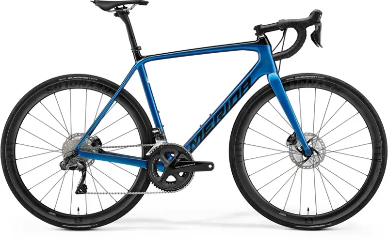 2021 Merida Scultura Disc 8000-E Carbon Road Bike in Blue
