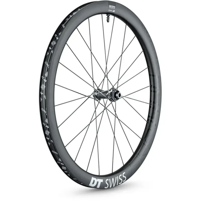 DT Swiss GRC1400 700c 12x100mm CL Front Wheel in Black