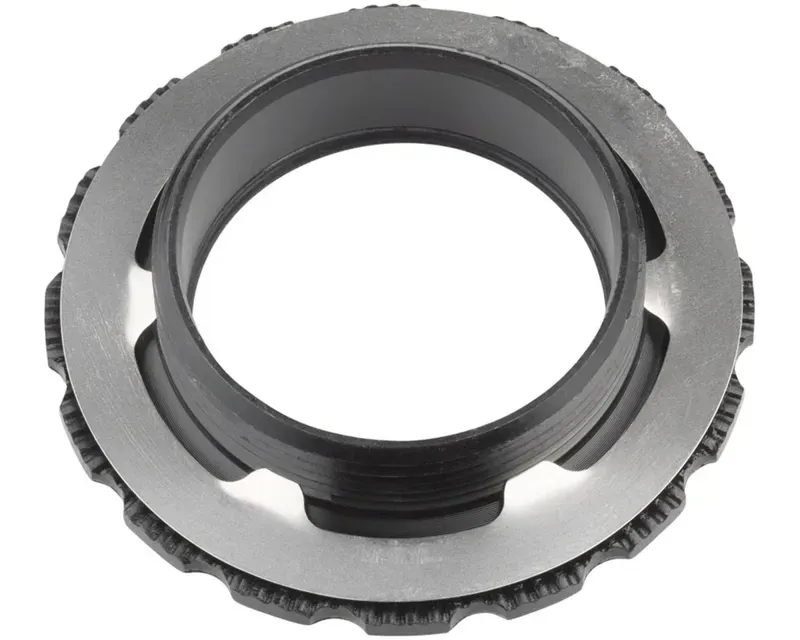 Shimano Spares FCM6100-1 Lock Ring and Washer in Black-1